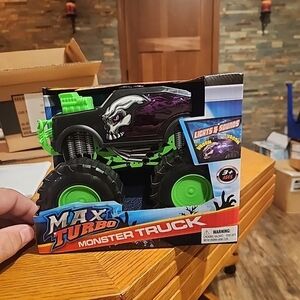 Monster Truck with Green Wheels
